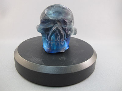 Deep Purple Amethyst Crystal Skull